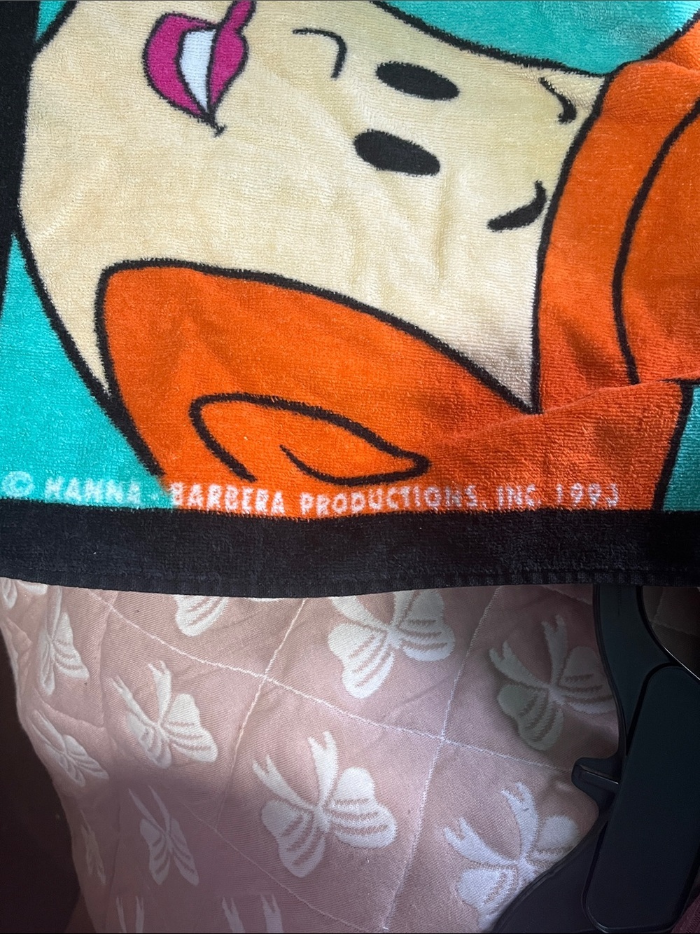 1993 The Flintstones Beach Towel - Picture 3 of 4